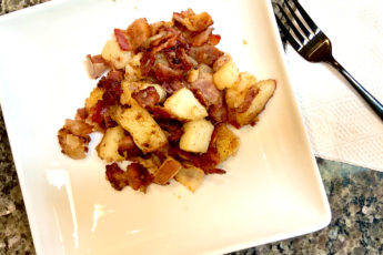 Bacon Onion Potato Hash